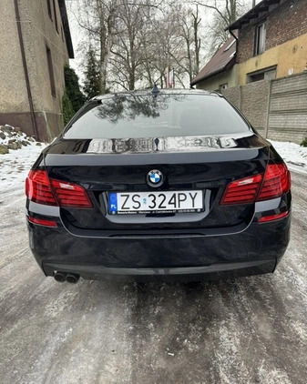 BMW Seria 5 cena 90100 przebieg: 222000, rok produkcji 2015 z Szczecin małe 106